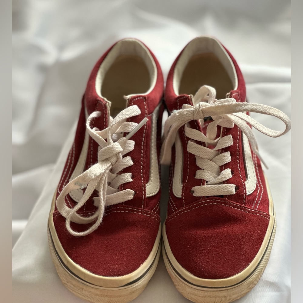 Youth Vans Maroon - Size 1.5